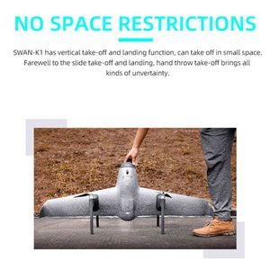 Swan K1 PRO Nouvelle Technologie Drone Mini Professionnel à Voilure Fixe sans Aileron, Décollage et Atterrissage Verticaux, Compatible avec les Clôtures - Product Image 4