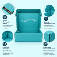 Boîte d'expédition en papier au design unique, sur mesure pour les services d'abonnement et les produits créatifs