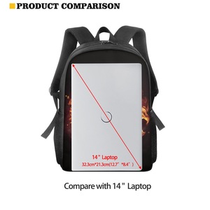 Venta al por mayor ABI 600D Tela Hombro Mochila Fútbol Logo Impreso Primaria/Secundaria Niños Dibujos Animados Día Uso CE EN71 - Product Image 3
