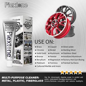 Pasta Pulidora de Metales Plextone, Limpiador Multiusos para Hogar, Bicicleta, Barco, Coche y Llantas de Aleación - Eliminador de Óxido 50ml - Product Image 2