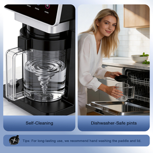 Teendow KF-2501 8 Functions Smart Touch Screen Home Gelato Slushie <strong>Maker</strong> Ice <strong>Cream</strong> Digital Slushie Frozen Drink <strong>Maker</strong> - Product Image 5
