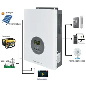 10000W Invertir Solar De Onda Senoidal Pura Off Grid Storage Inverter Inversor 3KW 5KW 10KW Mppt Inversor solar híbrido