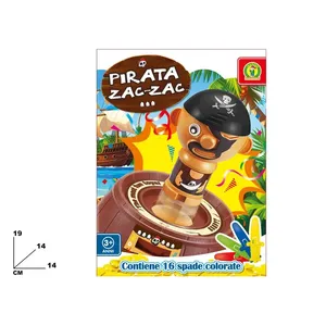 Juego Pirata Zac-Zac, 16 Espadas Coloridas, Juego de Suelo para Niños de 3+ Años - Product Image 1
