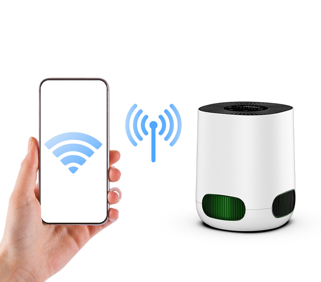 JNUO Smart WIFI Control Industrial Air Cleaner H13 HEPA Plant Air Purifier