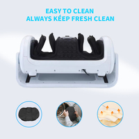 Máquina Inteligente de Terapia de Masaje para Pies con Presión Ajustable, Masajeador Eléctrico Portátil para Pantorrillas y Pies