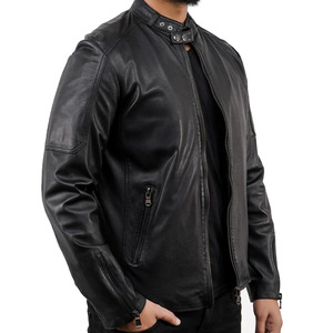 Wholesale Low Price Winter Warm High Quality <b>Men</b> Leather <b>Jacket</b> Waterproof Eco-Friendly Windproof Hot Sale - Product Image 5