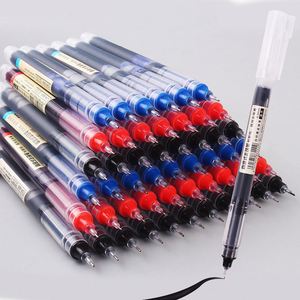Nuevo Juego de Bolígrafos de Gel para Oficina en Azul, Negro y Rojo, Diseño Recto, Ideal para Regalos Promocionales y Bolsos - Product Image 1