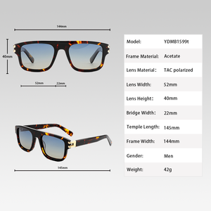 2025 di tendenza Gafas De Sol De Lujo <span class=keywords><strong>UV</strong></span> <span class=keywords><strong>400</strong></span> <span class=keywords><strong>occhiali</strong></span> <span class=keywords><strong>da</strong></span> <span class=keywords><strong>sole</strong></span> polarizzati con montatura Vintage in acetato grande stile retrò <span class=keywords><strong>occhiali</strong></span> <span class=keywords><strong>da</strong></span> <span class=keywords><strong>sole</strong></span> <span class=keywords><strong>da</strong></span> uomo - Product Image 4