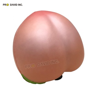 สควิชชี่พีชสีมุกประกายวิบวับ ทำจากโฟม PU บรรเทาความเครียด ของขวัญแจกฟรี - Product Image 6