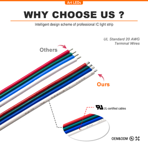 Nuovo arrivo 12V UCS7604 RGBW Pixel esterni IC 60Led Full Color che cambia 65536 livello grigio luce digitale a striscia Led - Product Image 6