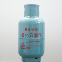 Bouteille de GPL universelle en acier légère, anti-explosion, pour usage domestique et commercial, capacité 24L, pression 34 bars, stable à long terme
