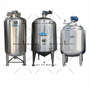 Ace 200L Jacketed Stirred Chemical Tank Kettle Electric Heating Reaction Vessel Continuous Agitating Resin Reactor Price