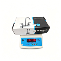 Robinet de lavabo de salle de bain en acier inoxydable 304, finition chromée, montage sur comptoir, rotation à 360 degrés, mitigeur OEM ODM