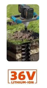 Trapano a Batteria Senza Spazzole per Fori nel Terreno, Potente Scavatore per Piantumazione Alberi, Macchina per Foratura, Trapano per Ghiaccio Invernale - Product Image 5