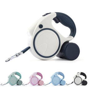 Laisse automatique rétractable en nylon pour <span class=keywords><strong>chien</strong></span> de compagnie avec bols pliables et sac à crottes pour petit moyen grand <span class=keywords><strong>chien</strong></span> marche en cours d'exécution - Product Image 4