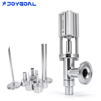 Valve de remplissage anti-goutte en acier inoxydable, valve de soufflage sélectionnable pour s'adapter à différents matériaux de remplissage, buse de remplissage