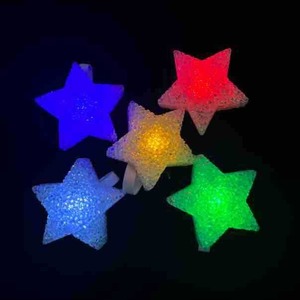 Venta al por Mayor de Accesorios de Iluminación LED para Espectáculos Infantiles, Pulsera Luminosa con Forma de Estrella de Cinco Puntas - Product Image 1