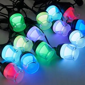 크리스마스 파티 게임 장식 음악 모드 Dimmable RGB 색상 변경 LED 문자열 빛 - Product Image 5