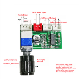 USB Powered DC5V máy tính loa nhỏ Tủ khuếch đại âm thanh mô-đun Mini PAM8403 bảng khuếch đại kỹ thuật số SMD gắn - Product Image 3