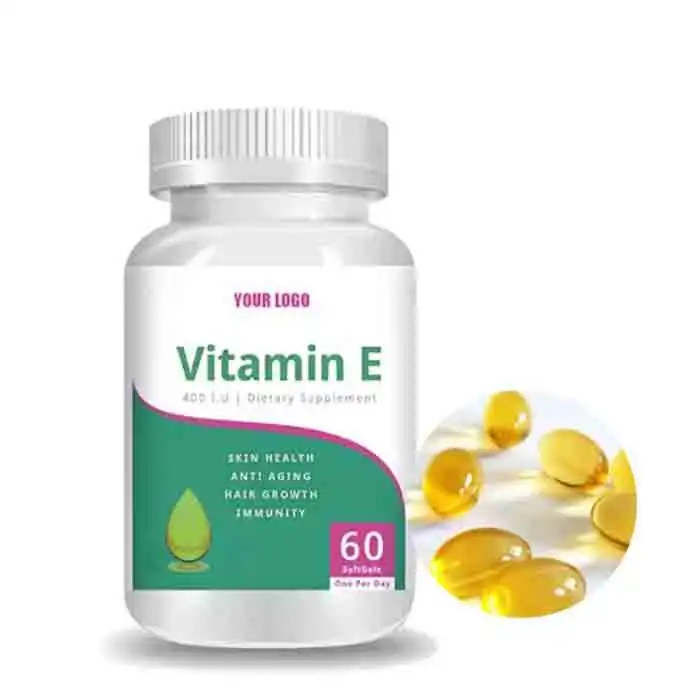 OEM Vitamin E Öl weiche Kapsel Vitamin E Öl Haut aufhellende Vitamin E Öl Kapsel