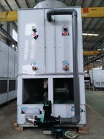 Condensateur évaporatif R-717 Réfrigérant Économie d'énergie Compresseur à vis 2000 Capacité de refroidissement Utilisation de l'usine de glace