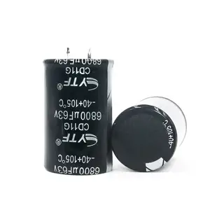 Capacitor inversor 30*50mm, amplificador de áudio, alumínio, snap-in, capacitadores eletrolíticos, 63v, 6800uf para soldador