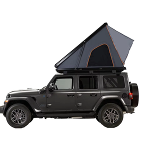 Carpa de <span class=keywords><strong>Techo</strong></span> Rígida de Aluminio con Elevación Vertical, 20 cm de Altura Adicional, Luz LED, Capacidad para 2-4 Personas, Cuatro Estaciones, Apertura Automática Rápida - Product Image 1
