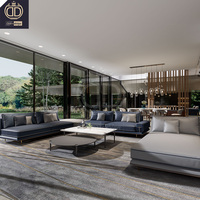 Plans et Designs de Belles Villas Styles de Luxe Postmodernes Conception Graphique 3D Max Taille Personnalisée Qualité Élevée