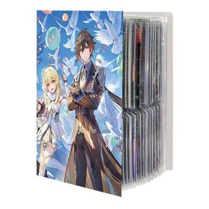Album de cartes Genshin Impact Lumine <span class=keywords><strong>Morax</strong></span> Beelzebul 240 cartes Livre de cartes Anime Carte Porte-lettres Classeur Carnet de collection Dossier - Product Image 1