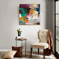 Peint à la main moderne abstrait peinture à l'huile sur toile Design spécial de l'artiste hautement qualifié support acrylique pour décor de salon