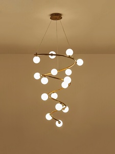 Wabi-sabi twig Chandelier-vaulted Loft chiếu sáng cho khách sạn/Sống twig ánh sáng mặt dây chuyền tối giản twig đèn chùm - Product Image 5