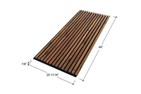 Panneaux acoustiques en bois de noyer naturel Hanghe, certifiés EUDR, en fibre de polyester MDF, insonorisés, pour plafond et mur