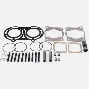 Kit Gasket Piston Kepala Silinder Kiri dan Kanan 64Mm untuk Kepala Yamaha Banshee 350 YFZ350 1987-2006 Kepala Banshee350