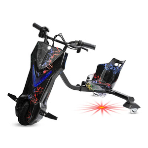 Design 36V 3 <b>Wheels</b> Suspension Smart Drift Trike Scooter with Steel & <b>Plastic</b> Frame Adjustable Seat for Kids - Product Image 2