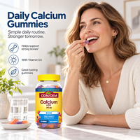 Gummies Calcium D3, Vitamine D3, Complément de Calcium, Nutrition Osseuse, Nutrition Quotidienne pour Adultes, Complément Alimentaire en Gummies, Fournisseurs OEM ODM