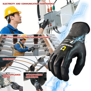 قفازات عمل معزولة ، قفازات عالية الجهد مقاومة للجهد الكهربي للكهربائيين ، قفازات عمل معزولة مقاومة للماء - Product Image 5