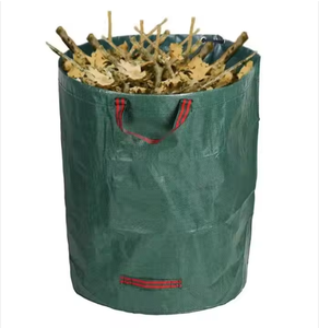Sacs de jardin robustes de différentes tailles, sacs à déchets de jardin réutilisables, sacs à feuilles en PP avec 3 poignées - Product Image 2