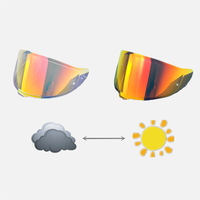 Visière de casque de moto photochromique Revo couleur pour K1,K6,PST,X14,Z8,X15,GT,Pista UV lentille automatique visière faciale