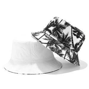 Sommer Casual Style Reversible Custom Logo All Over Print Bestickte Baumwolle Fisherman Bucket Hat mit Private Brand Label - Product Image 2