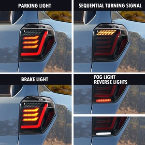 Feu arrière de voiture arc-en-ciel modifié, avec signalisation de carénage séquentiel, <span class=keywords><strong>pour</strong></span> 4 Runner, 2014 — 2021, Toyota - Product Image 3