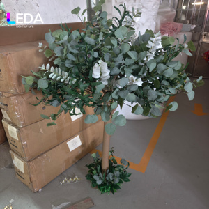 LEDA Custom Size 5ft Fiberglass Olive Greenery <b>Tree</b> <b>Artificial</b> <b>Trees</b> Wedding Christmas Centerpieces Aisle Decoration for Events - Product Image 6