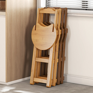 <span class=keywords><strong>Tabouret</strong></span> en bois massif pliable personnalisé en usine chaise de mobilier de salon design simple moderne <span class=keywords><strong>tabouret</strong></span> de bar pour boutique de thé au lait café - Product Image 3