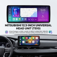 Radio Multimedia Android para Auto de 12.3 Pulgadas con GPS Integrado, Asistente de Reversa, DSP y RGB para Mitsubishi, Nueva Actualización