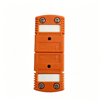 Connecteur de thermocouple de type N, prise mâle/femelle standard orange en plastique, adaptateur de borne pour équipement de four de traitement