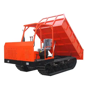 China Fabrik 5 Tonnen Mini Crawler Diesel Dumper Truck verfolgt Muldenkipper Träger