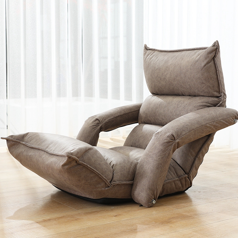 Складной мягкий диван-кровать, регулируемый удобный напольный стул, шезлонг с подлокотниками и подушкой с игровым креслом для мамы