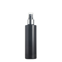 Atomiseur de brouillard corporel cosmétique rond de 200ml bouteille supérieure en plastique de lotion de pulvérisation d'or