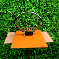 Luminaire solaire LED d'extérieur personnalisé écologique Présentoir portable pliable et rotatif recyclable