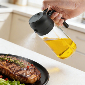 Multifunctional Dual Use <b>Oil</b> <b>Dispenser</b> Spray and Pour Borosilicate <b>Glass</b> <b>Oil</b> Bottle Leak Proof for Kitchen - Product Image 5