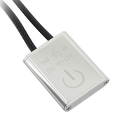 DC 12V 24V LED Sensor táctil Dimmer Switch Interruptor de superficie oculta para Smart Home LED Strip Lights
